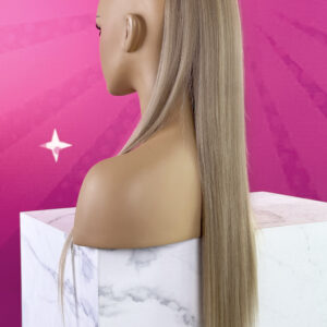 Kucyk Doczepiany Piaskowy Blond - Prosty