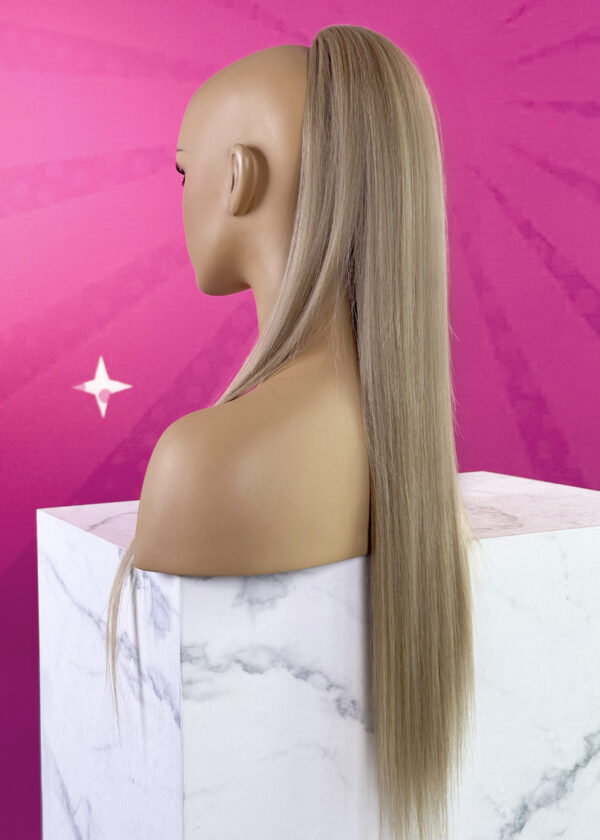 Kucyk Doczepiany Piaskowy Blond - Prosty