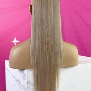 Kucyk Doczepiany Piaskowy Blond - Prosty