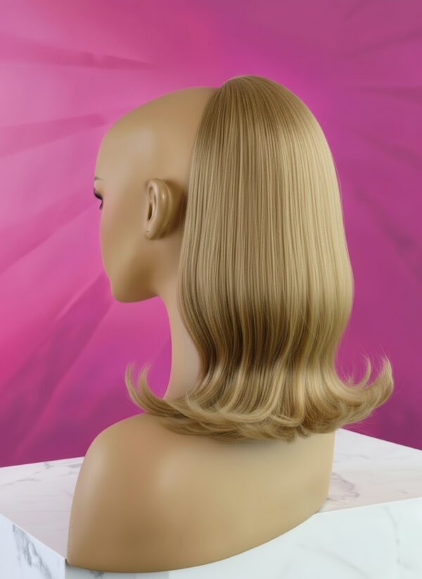 Doczepiany Kucyk - Kitka Piaskowy Blond 35cm