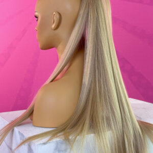 Doczepiany Kucyk - Kitka Piaskowy Blond 70cm