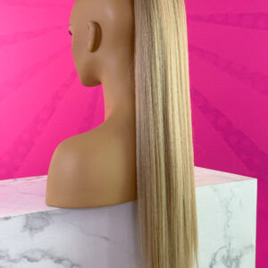 Doczepiany Kucyk - Kitka Piaskowy Blond 70cm