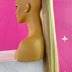 Doczepiany Kucyk - Kitka Piaskowy Blond 70cm