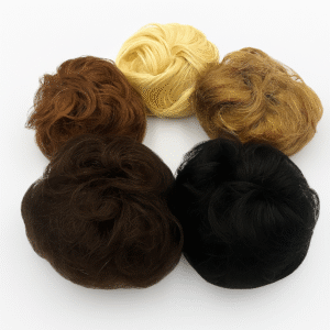 Kok z Włosów Naturalnych na Ściągaczu – Remy Hair
