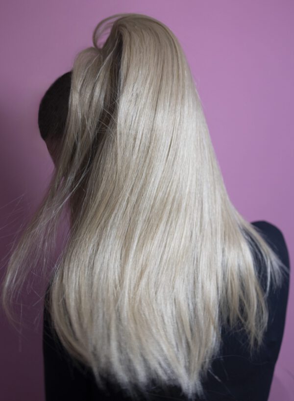 Doczepiany Kucyk Piaskowy Blond 50cm - obrazek 3