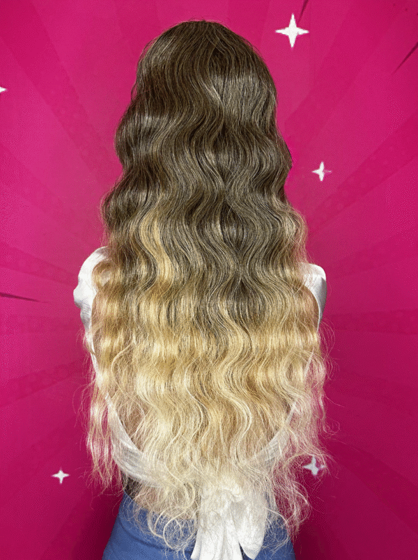 Kita Duże Fale Ciemny Blond Ombre 70cm - obrazek 2