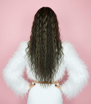 Kucyk doczepiany Brazylijskie Fale Ciemny Brąz