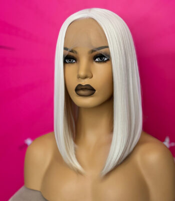 peruka blond bob lacefront