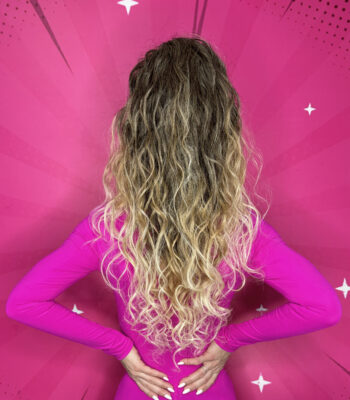 kitka fale oceanu ciemny blond|||