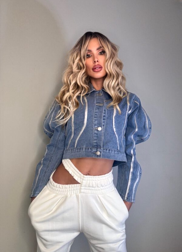 Peruka z grzywką – blond z ciemnym odrostem - Natalia - obrazek 2