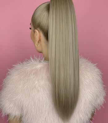 Doczepiany Kucyk Piaskowy Blond 50cm