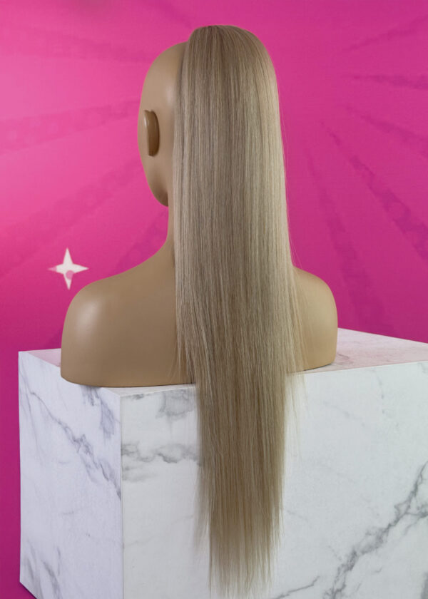 Kucyk Doczepiany Piaskowy Blond - 70cm - obrazek 3