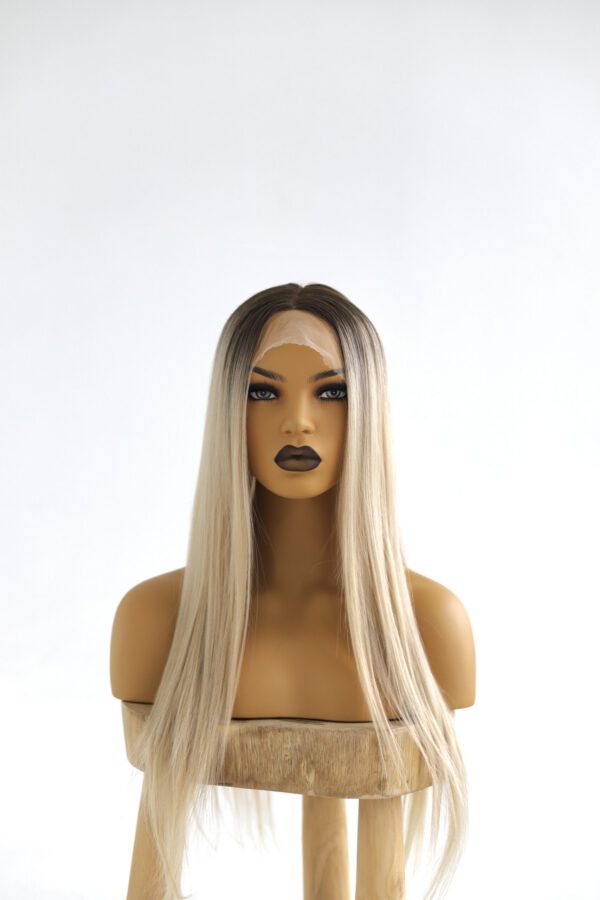 Peruka Lace Front Blond z Odrostem - Laura - obrazek 2