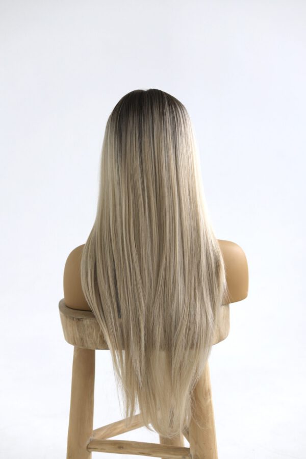 Peruka Lace Front Blond z Odrostem - Laura - obrazek 3