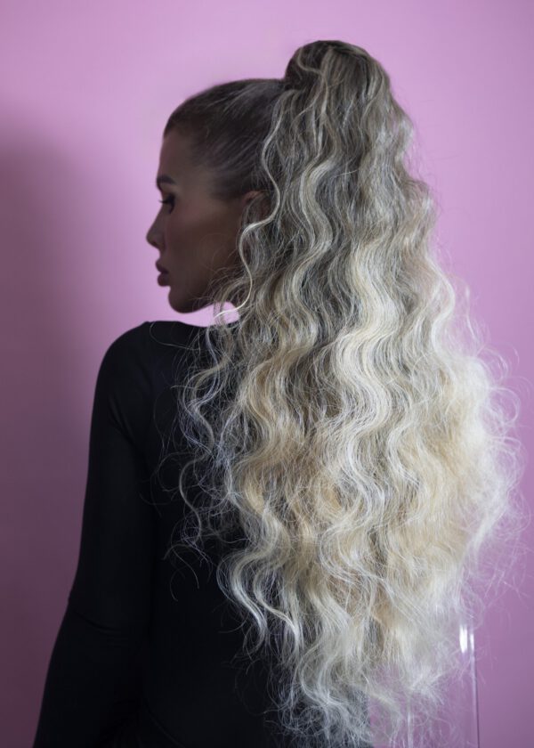 Kita Duże Fale Ciemny Blond Ombre 70cm - obrazek 3