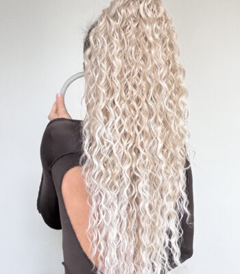 Kitka Jasny Chłodny Blond Ombre Małe Fale||