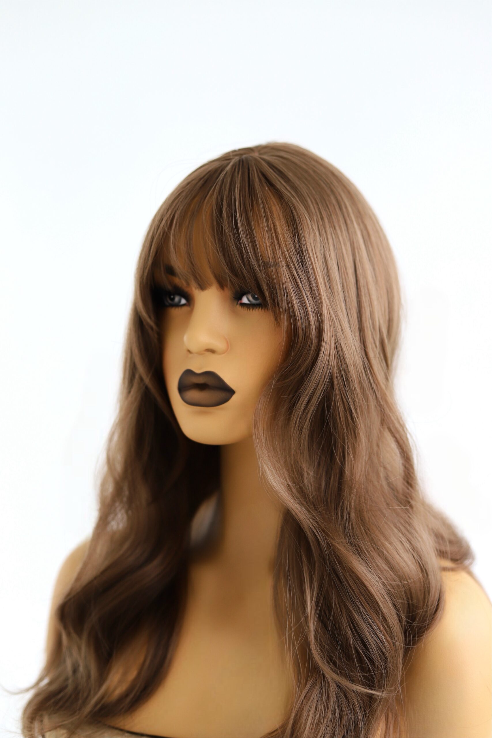 Brązowa Peruka z Grzywką - Zuza - obrazek 4