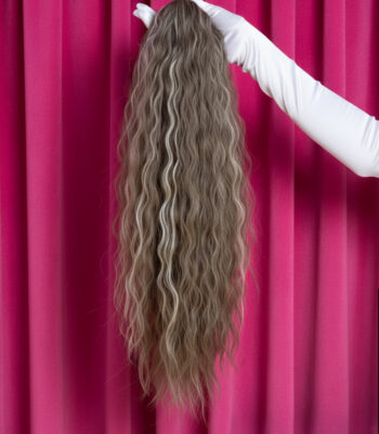 kitka falowana ciemny blond