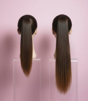 Doczepiany kucyk Jasny Brąz