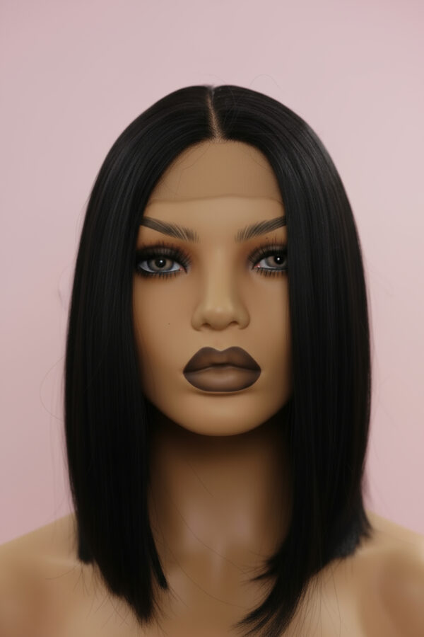 Czarna Peruka Bob Lace Front - DAISY - obrazek 4