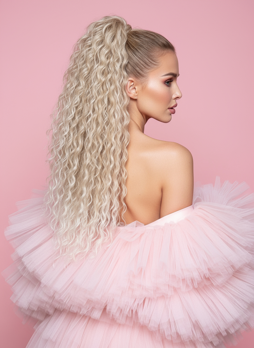 kucyk chłodny blond