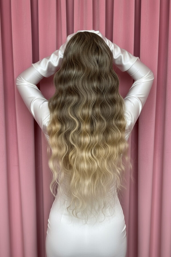 Kucyk Doczepiany Fale Hollywood - Ciemny Blond