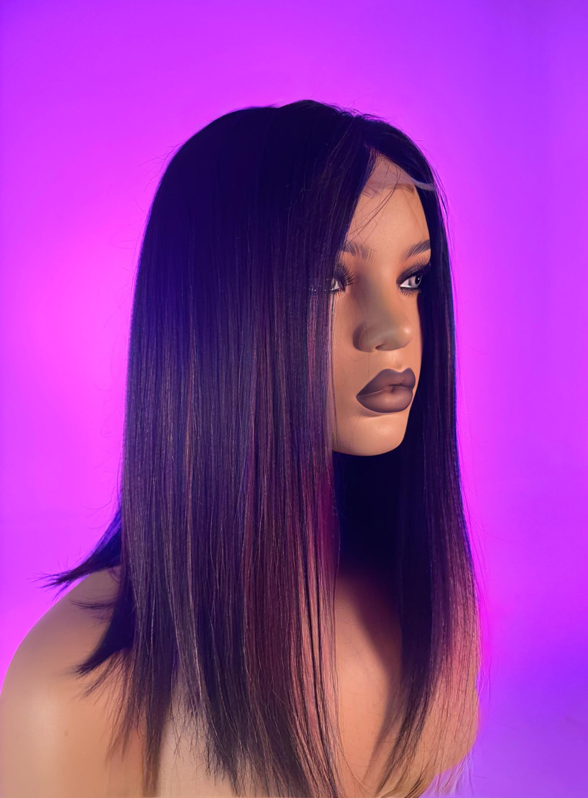 Czarna Peruka z Włosów Naturalnych - Anika - obrazek 3