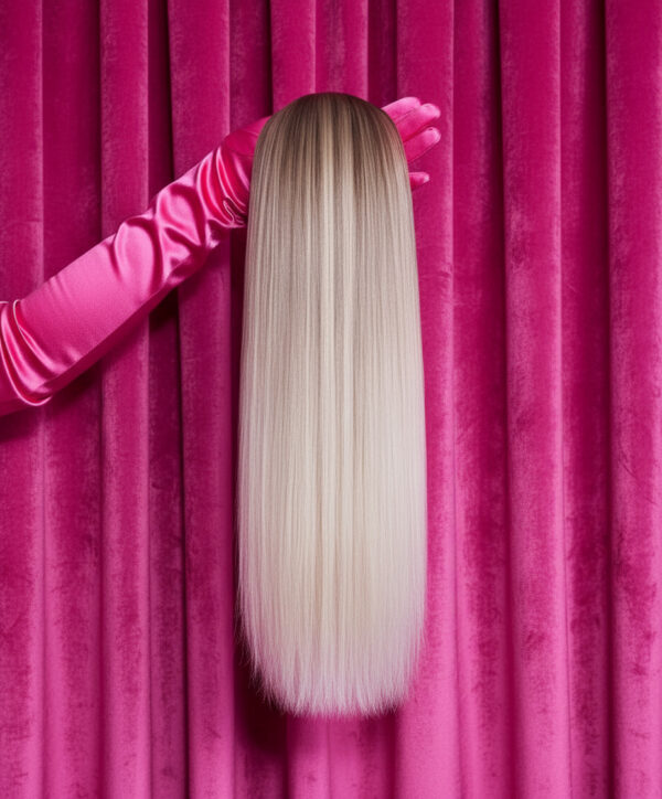 doczepiany kucyk blond yaki z odrostem