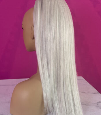 doczepiany kucyk platynowy blond