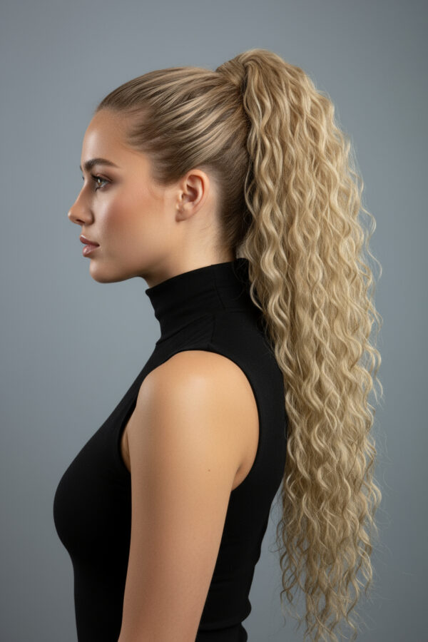 Doczepiany Kucyk Piaskowy Blond