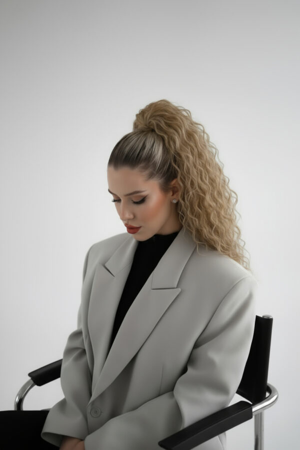 Doczepiany Kucyk Piaskowy Blond