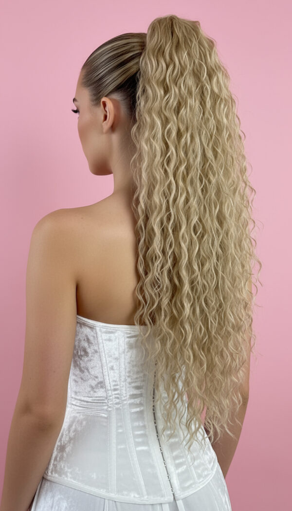 Doczepiany Kucyk Piaskowy Blond