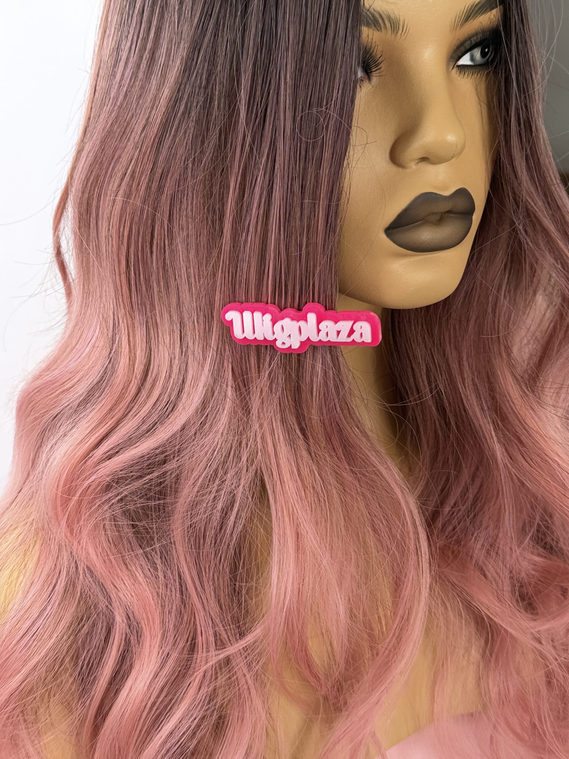 Peruka Różowe Fale Ombre - Róża - obrazek 11