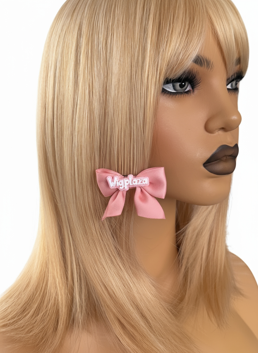 Peruka Złocisty Blond Bob z Grzywką – Dolly - obrazek 8