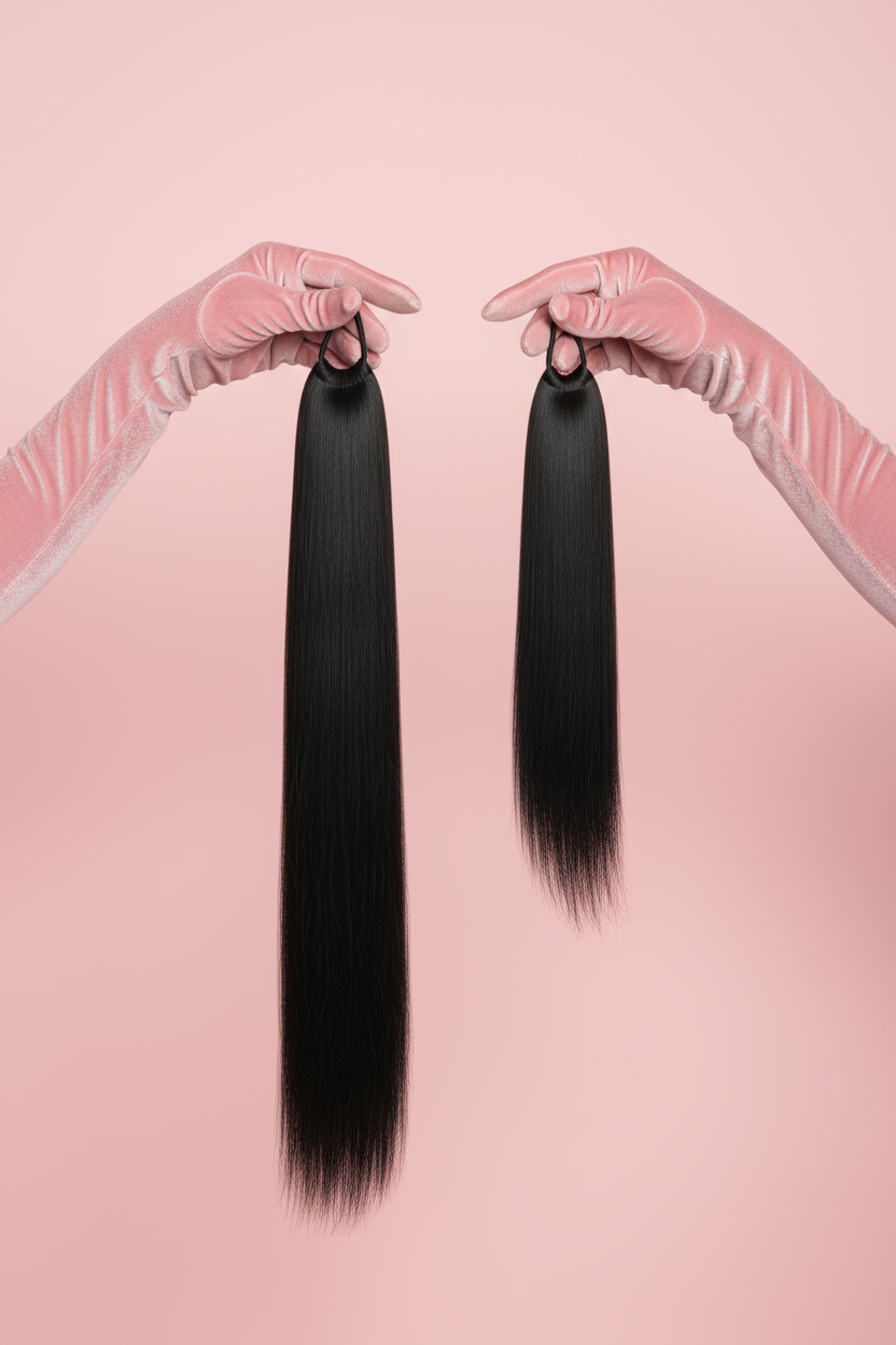 Kucyk na gumce (kitka na gumce) - obrazek 8