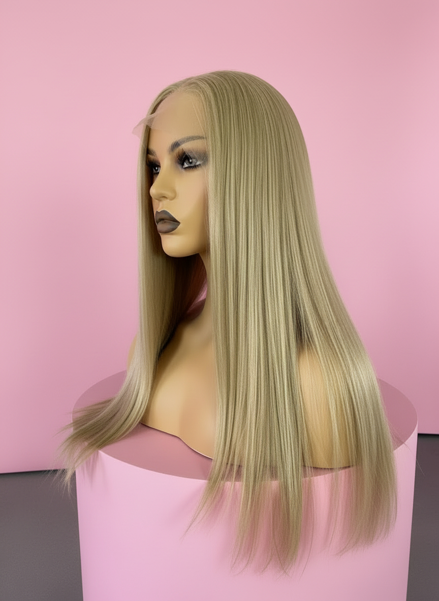 Długa Peruka Blond - Ultra HD Lacefront - obrazek 10